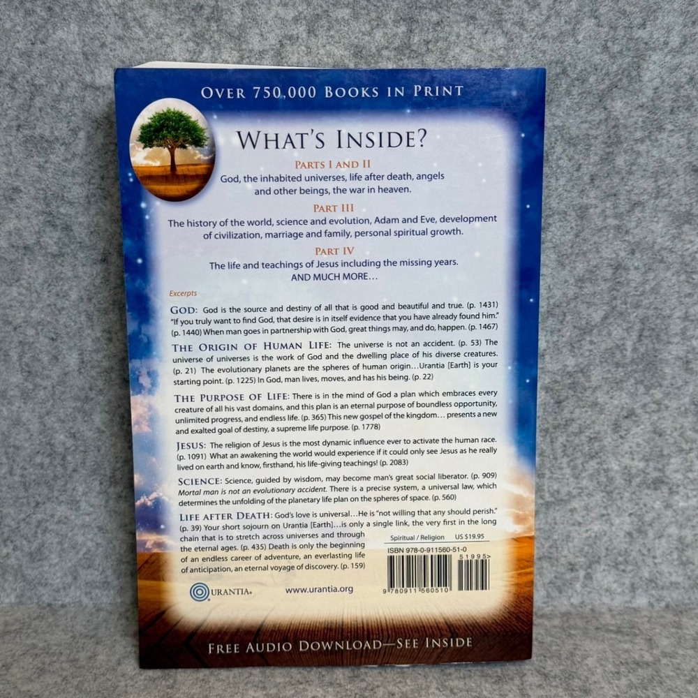 The Urantia Book by Urantia Foundation - Softcover - Picture 6 of 6